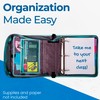 Case-it Mighty Zip Tab School Zipper Binder | 3-Inch O-Rings,