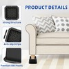 MixDora Bed Risers 2 Inch Furniture Risers Square Chair Risers