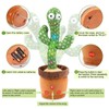 Emoin Dancing Cactus Repeats, Adjustable Volume Talking Cactus Toy, Recording
