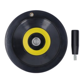 Revolving Handle Hand Wheel 18x200mm Backside Corrugated Hand Crank Handwheel for Lathe Milling Machine Grinder