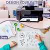 NUITPY 15PCS 8.5" x 11" Sticky Water Soluble Embroidery Stabilizer,