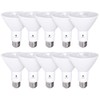 10 Pack PAR30 Outdoor LED Flood Light Bulb 12W 100