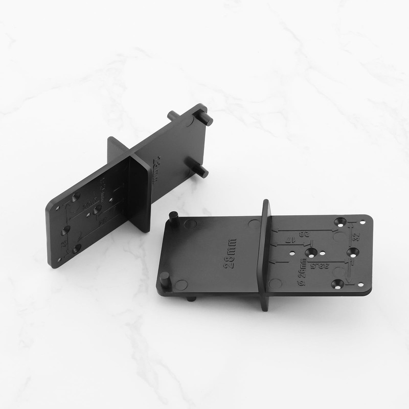 SING F LTD 4pcs Hole Drilling Jig Template 85x40mm Hinge