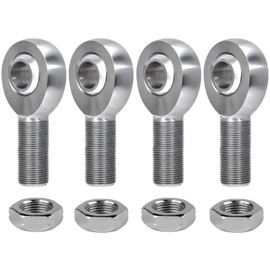 YIFUOK 3/4" Heim Joint Rod End Bearing w/Jam Nut,RH & LH 3/4"-16 Thread x 3/4" Bore Chromoly Panhard Rod End Kit for Steering, Suspension,Traction Bars,Links Joints-4Pk