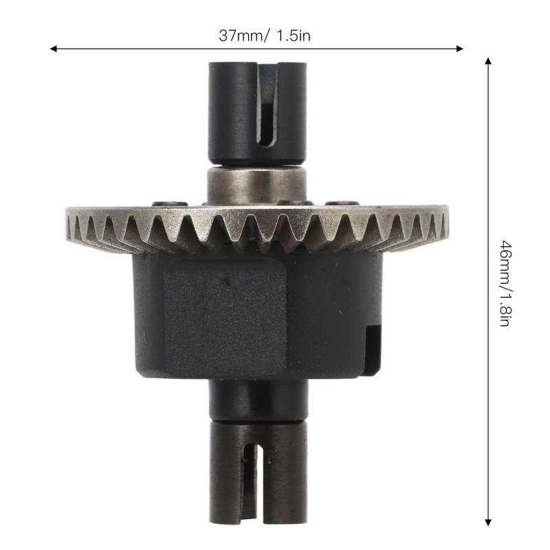 RC Differential Replacement 38T High Strength Brushed Front Rear Differential