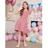 Arshiner Girls Summer Dresses Tween Valentines Party Formal Wedding Guest
