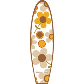 Surfboard Soks-Sticker-Bumper Sticker-Waterproof Sticker-Vinyl Sticker-Decal Sticker-Beach-Ocean-Surfing-Surf-Laptop-Water Bottle-Widows-Cars-Surfboard Sticker-70's Retro Sticker-Daisy-Tawny Daisy