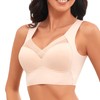 SSKHE Posture Correction Back Bra Women's Comfy Seamless Push-Up Posture