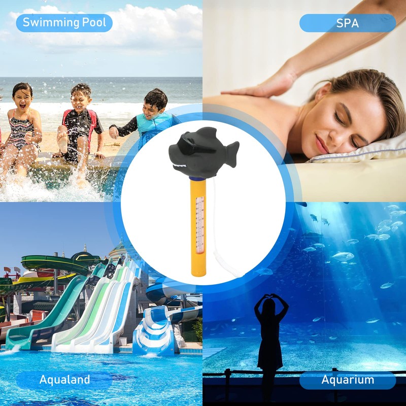 Floating Pool Thermometer Cartoon Animal Shape Water Temperature Thermometers with