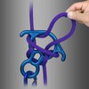 Descender Gear Aluminium Alloy 40KN Pulling Force Ox Horn Shaped