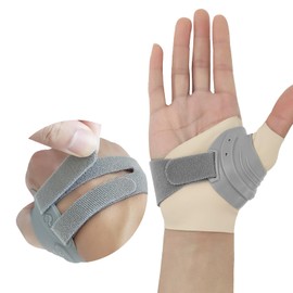 Celiodd Thumb Brace Right Thumb Splint Right CCD Joint Bandage Thumb Orthosis Right Orthosis Thumb CCD Joint Suitable for Stable Support and Stability (Grey M 19-21 cm)