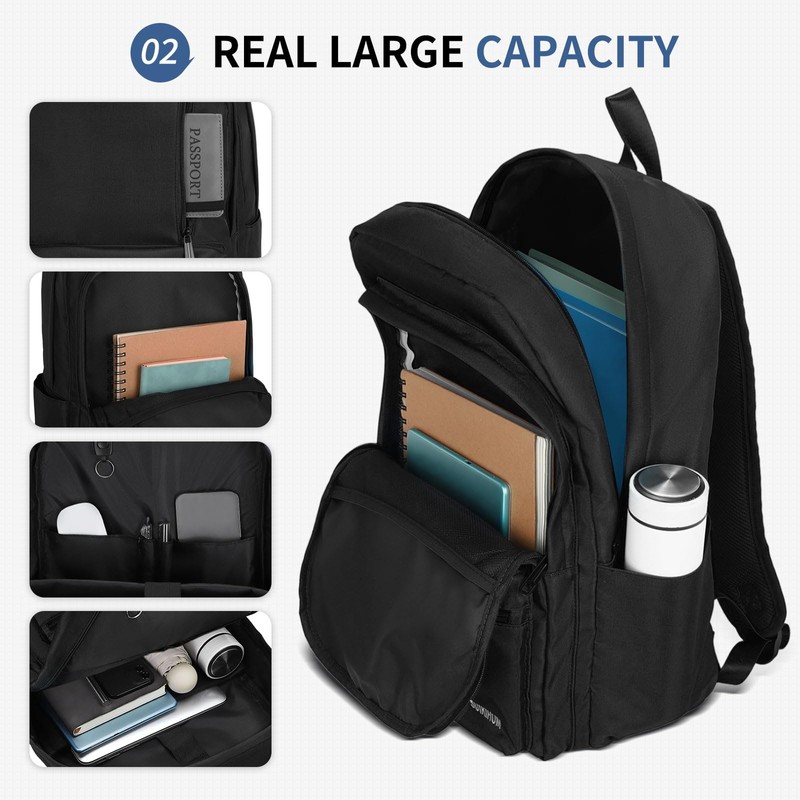 SUIKIHUM Laptop Backpack for Men & Women 15.6 Inch Office