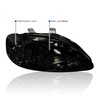 Spec-D Tuning Smoke Lens Headlights Compatible with 1999-2000 Honda Civic