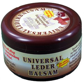 Universal Leather Balm 250 ml Cleans and Cares for Leather Clothing, Shoes, Leather and Wood Furniture with Real Beeswax