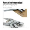 Stainless Steel Livestock Pig Punch Marking Ear Canal Pliers for