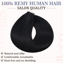 20 + 40 Pieces Real Hair Tape Extensions