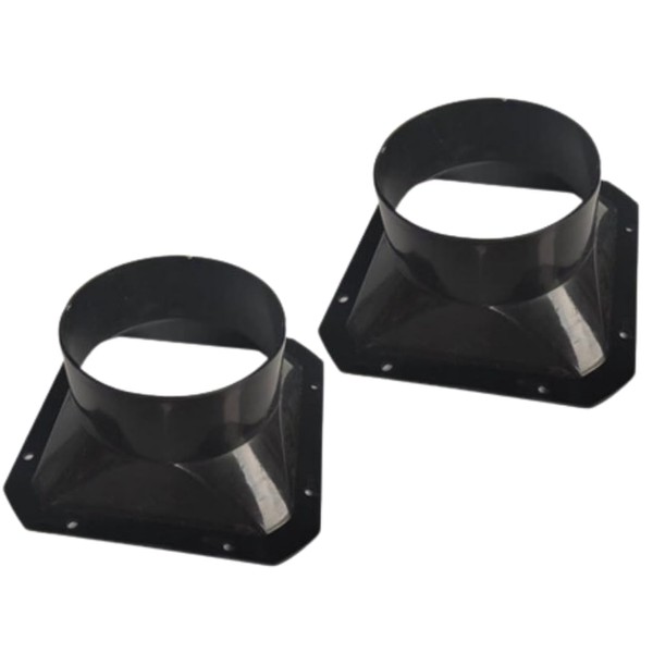 store88 Duct Connector Duct Hose Set of 2 Ventilation Flange