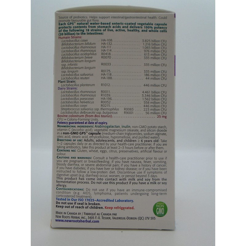 New Roots Probiotic Intensity, 60 Caps