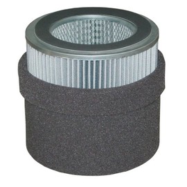 Solberg 245Pâ¢ Polyester Filter Cartridge, Blower, Vacuum Pump, 9-5/8" Height, 4-3/4" Inner Diameter, 7-7/8" Outer Diameter, 880 SCFM, Made in the USA