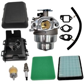 GCV160 Carburetor W/Air Filter Cleaner Cover for Honda HRB216 HRS216 HRR216 HRT216 HRZ216 Replace 16100-Z0L-023, 16100-Z0L-853, 16100-ZMO-803