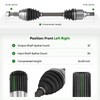 Front Left Driver Side CV Axle Shaft Assembly Fits for