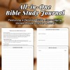 Bible Study Journal for Women – Guided Christian Notebook with