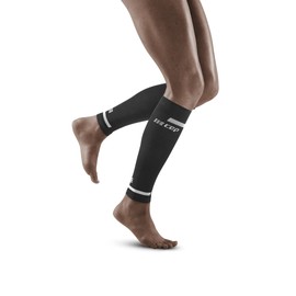 CEP - The Run Compression Calf Sleeves for Women | Leg Warmers | Leg Warmers in Black for Effective Muscle Activation of the Calf | Size IV | L