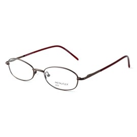 Calabria Metal Flex KIDS XX Oval Reading Glasses +2.75 Brown Girls 46mm