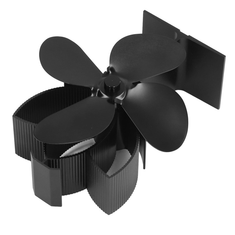 Stove Fan Rust Resistant Effective Practical Quiet Automatic Operation Heat