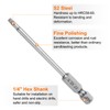 HARFINGTON 5pcs Hex Head Wrench Drill Bit 2.5mm (H2.5) Metric