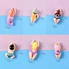 6 Pieces Creative Fridge Magnet with Floating Character, Cute Beach