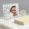 SAAEH SWWH Clear Bubble Crystal Picture Frames 5x7 with 24