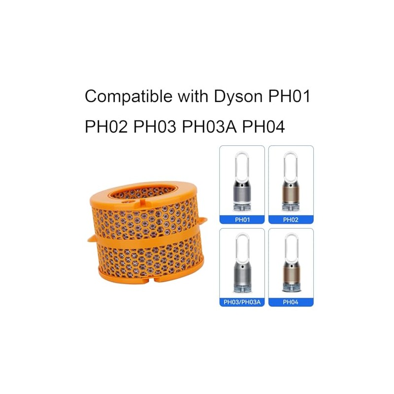 Replacement Air Purifier Carbon Filter Compatible with Dyson PH04 PH03