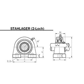 KBS Pillow Block Bearing UCPA 205