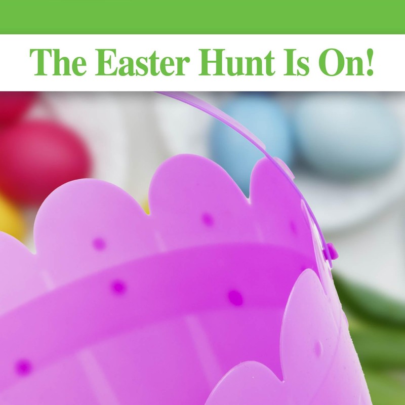VFM - Pink Easter Bucket With Handle Egg Hunt -