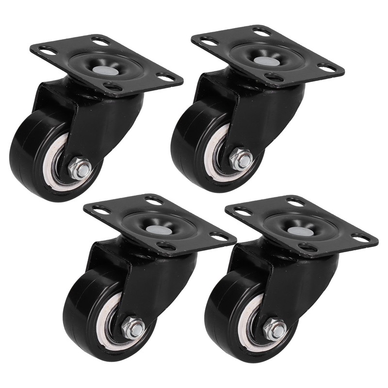4pcs Caster Wheel 360 Degree No Noise Caster Fit for