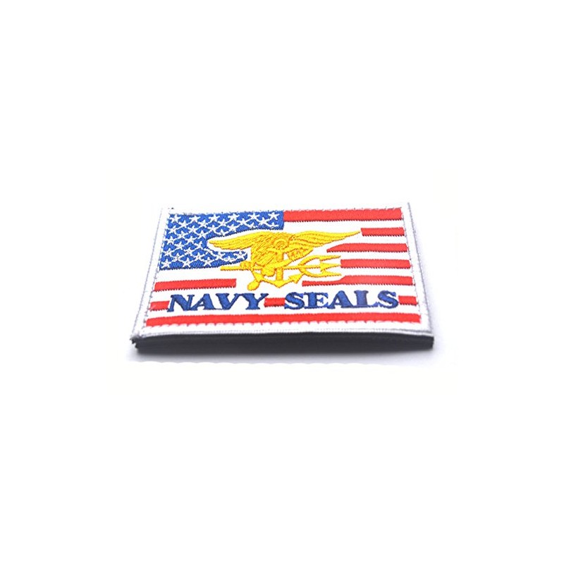 US Navy Seal Special Ops Eagle Embroidered Patch Airsoft Paintball
