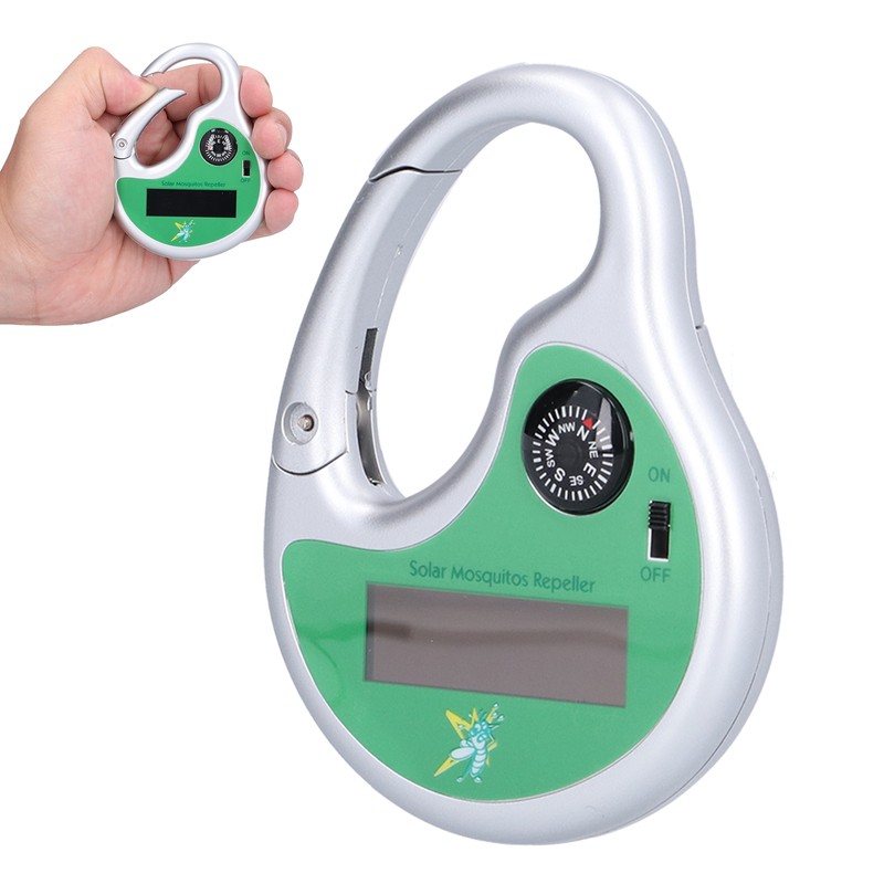 Solar Powered Mosquito Insect Repellent with Compass Outdoor Sports Camping