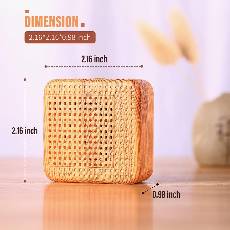 Weljoy Wood Grain Portable Diffuser for Essential Oils – Car