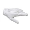 Ergonomic Cut leather driving gloves (Large, White)