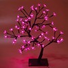 18 Inch Cherry Blossom Tree, 64 LED Lights, Lamp Table