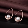 Pearl Dangle Earrings Silver Pearl Drop Earrings for Women Sterling