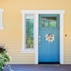 Artificial Flower Wreath White Dogwood Hanging Wreath Welcome Wreath DIY