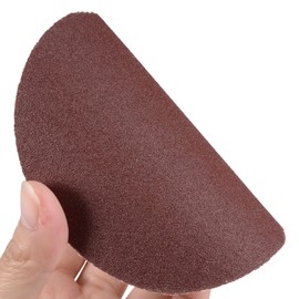 Kozelo 50 Pcs Sanding Discs Hook and Loop Backing - [4 Inch x 120 Grits] Aluminum Oxide Sandpapers for Orbital Sander Round Sanding Papers