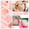 2PCS Puppy Dog Cat Paw Bone Silicone Mold,Hard Candy Baking