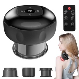 Electric Cupping Massager, Electronic Cupping Therapy, Cupping Device Electric Infrared, Smart Red Light Electric Cupping Therapy, Vacuum Cupping Massager with 12 Gears