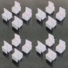 Pack of 16 Sliding Door Guides for Closet Rails Form/Optimum