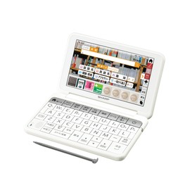Sharp PW-SA5-W Electronic Dictionary Brain Lifestyle and Liberal Arts Model, 130 Contents Recording, White Series