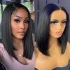Lace Front Bob Wigs Human Hair Pre Plucked Glueless 13x4