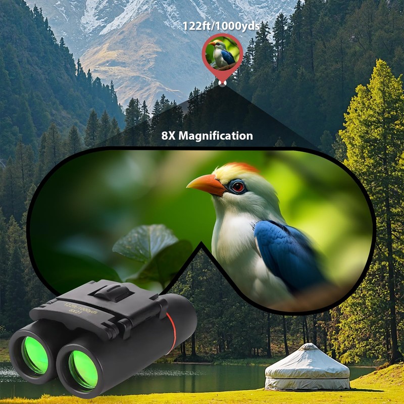 Binoculars for Adults and Kids, High Powered Portable & Compact